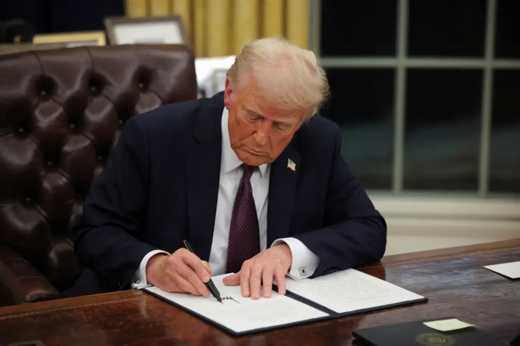Donald Trump signed an executive order