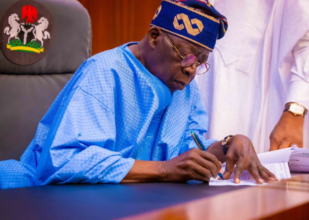 Tinubu Signs Bill