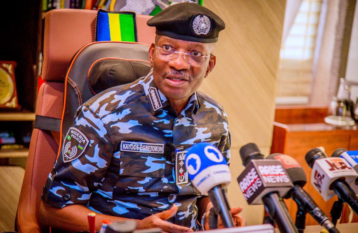 Inspector-General of Police, Olukayode Egbetokun.