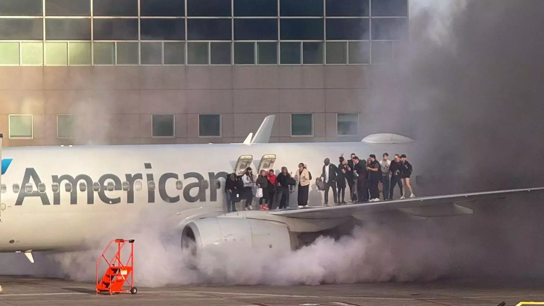 US Airline Catches Fire After Landing in Denver