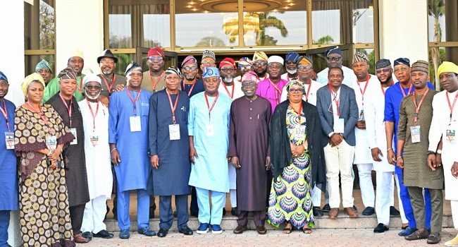 Tinubu and Lagos lawmakers