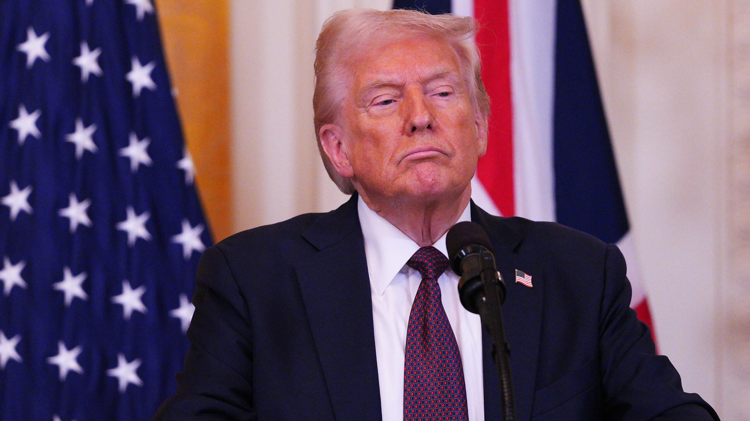 Trump looking