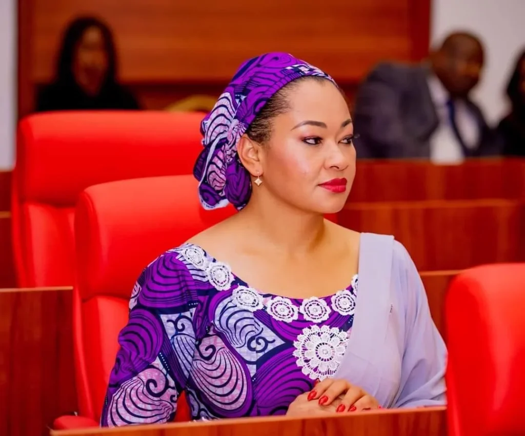 Senator Natasha at the senate