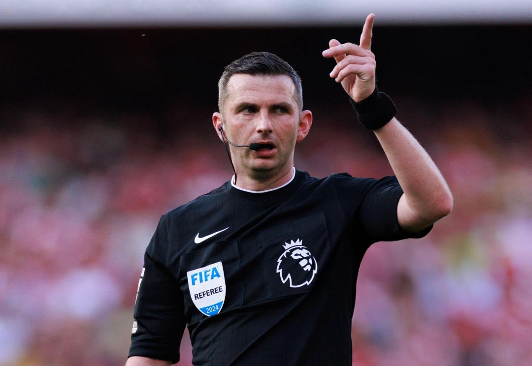 EPL: Referee Michael Oliver suspended