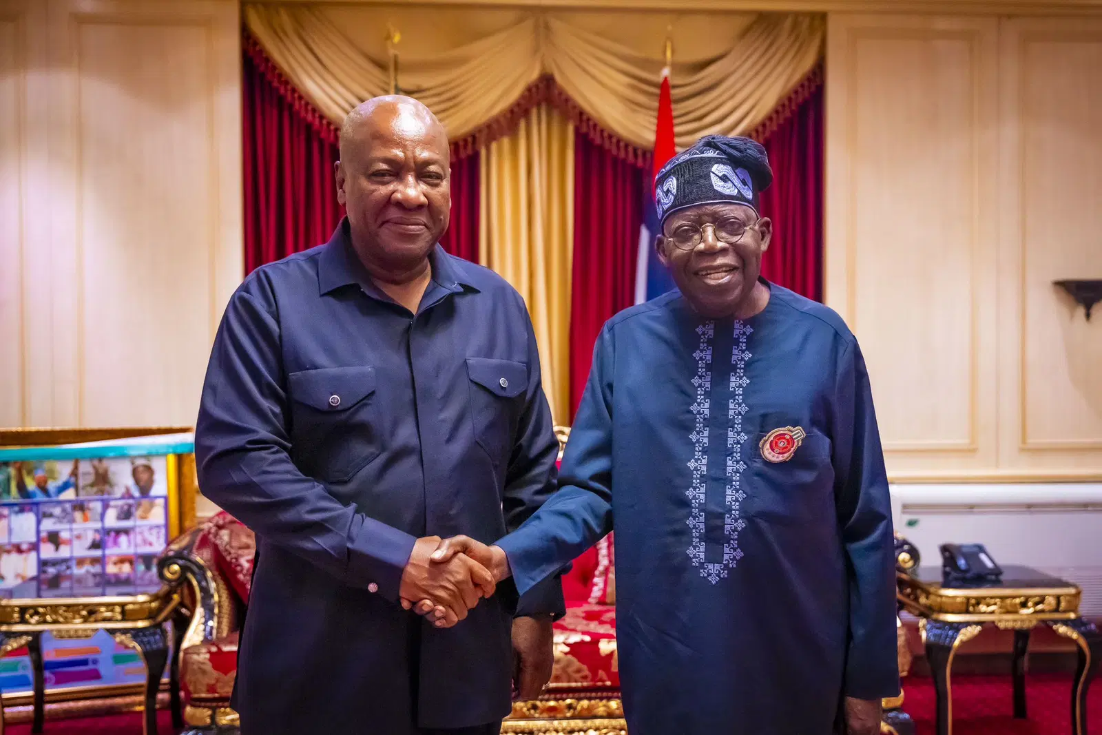 President Tinubu Hosts Ghanaian President John Mahama in Abuja