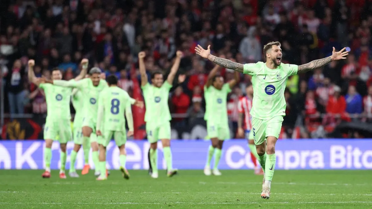 Barcelona Set for El Clásico Copa del Rey Final After Edging Atletico Madrid