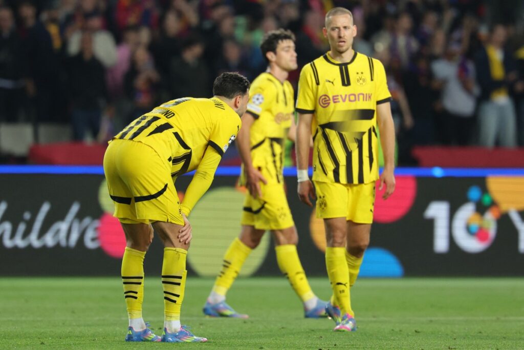 AFP 20250409 39RK6RW v1 Preview FblEurC1BarcelonaBorussiaDortmund