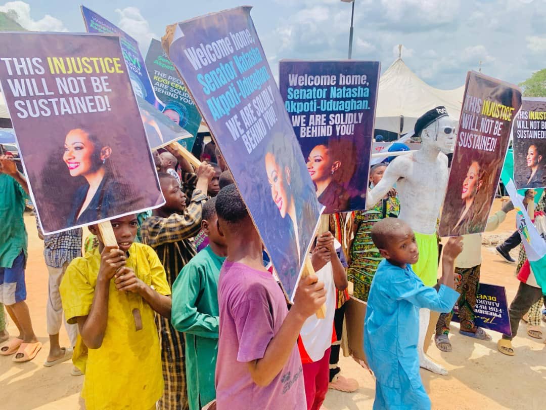 Supporters Defy Ban, Rally for Suspended Kogi Sen Natasha