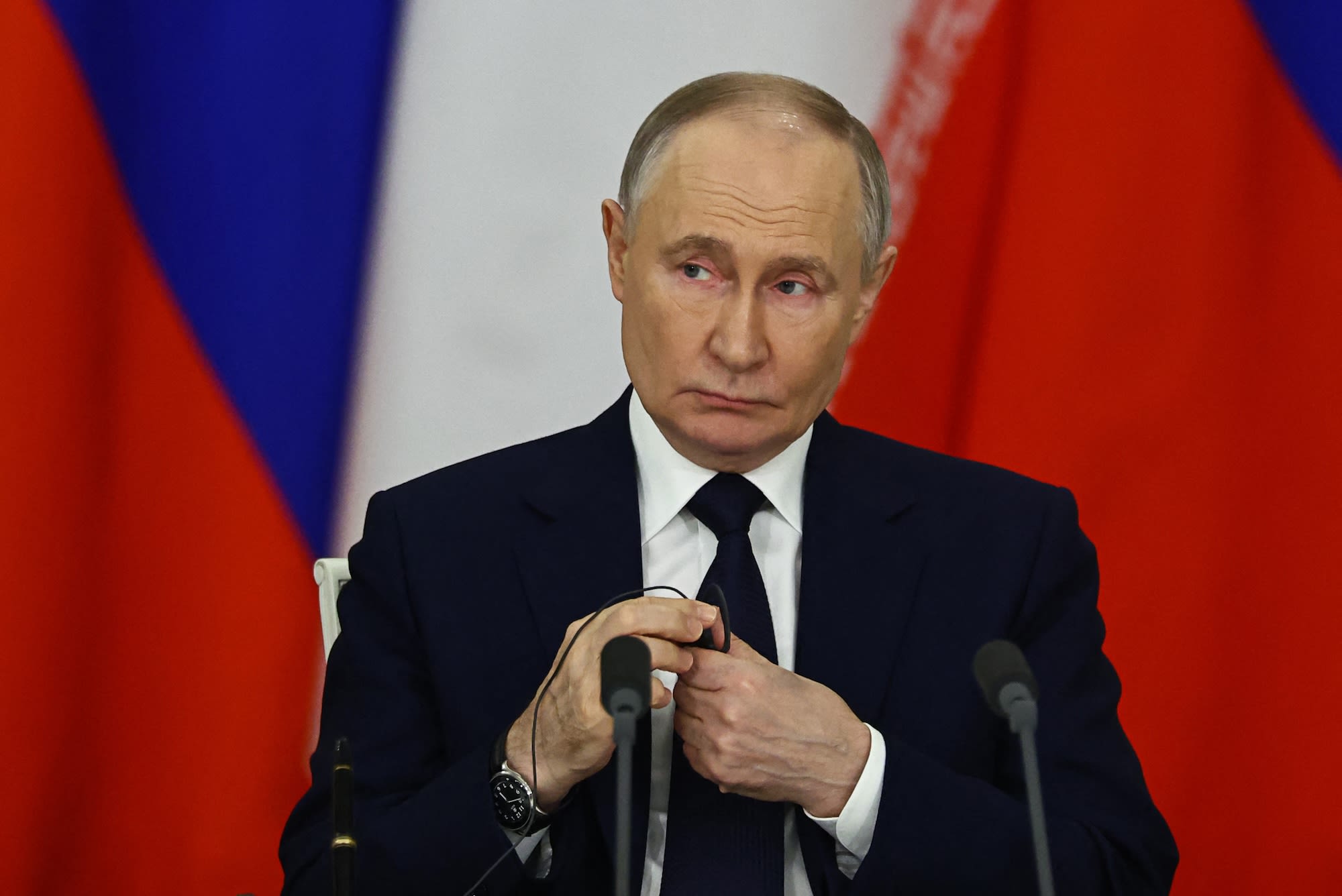 Russian president speaking