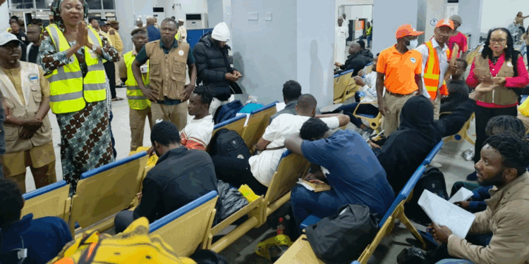 Deported Nigerians migrants