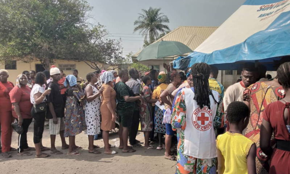 Red Cross, EU Distribute Relief Materials to Anambra Flood Victims