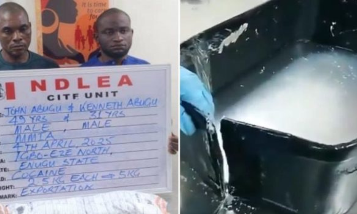 NDLEA Intercepts Cocaine Factory-Fitted Inside Suitcase Walls