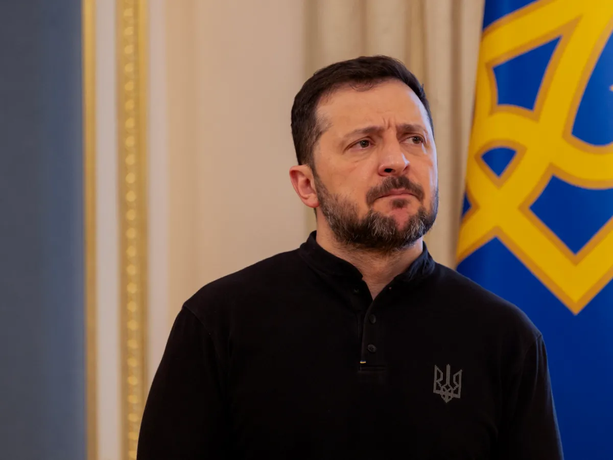 Zelensky speaking