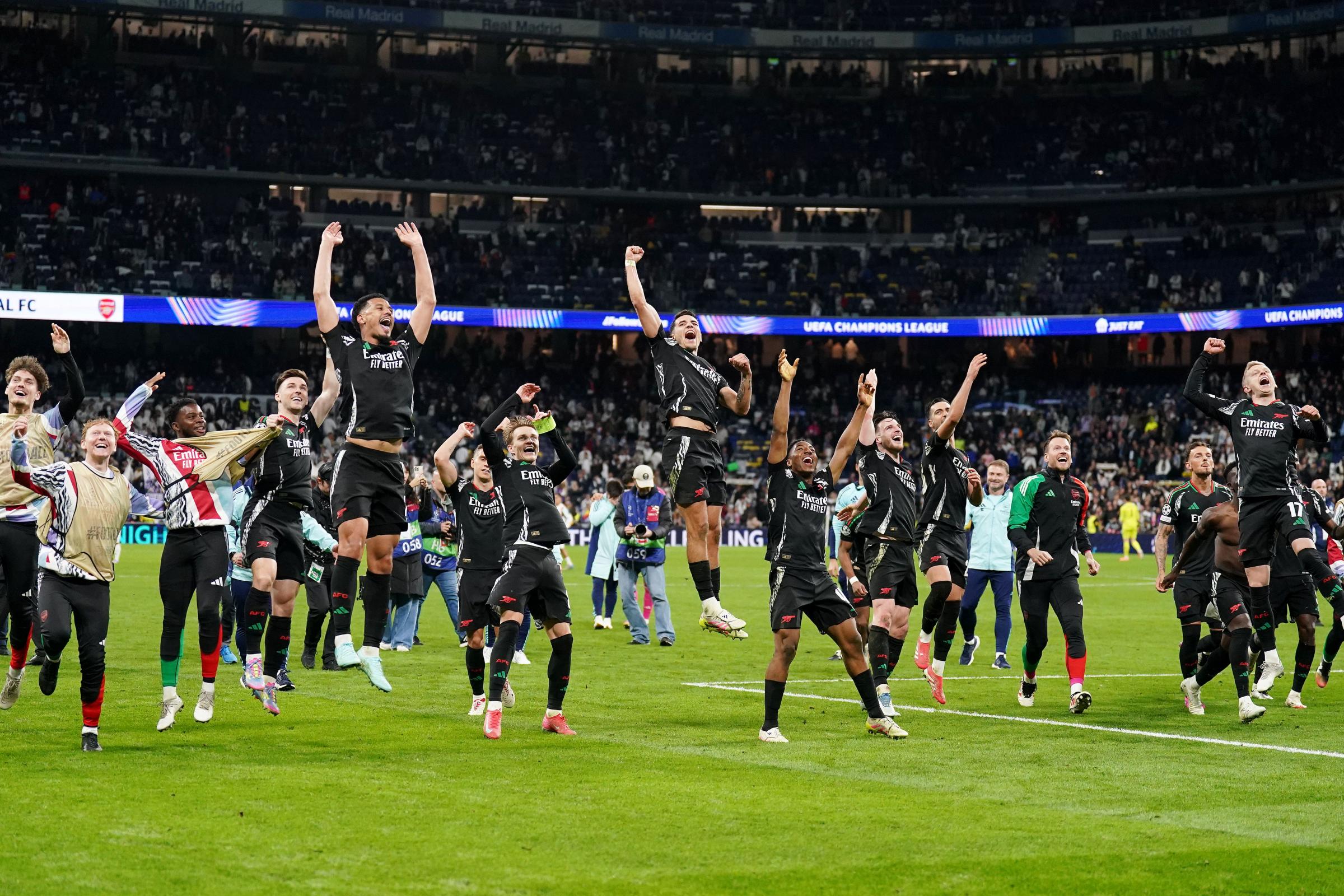 Arsenal Knock Out Holders Real Madrid to Book UCL Semi-Final Spot