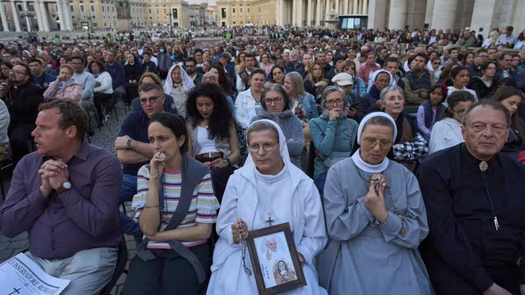 Huge Crowds Gather as The Vatican Finalises Preparations for Pope Francis’s Funeral