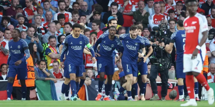 Dembele’s Early Strike Gives PSG Slim Edge Over Arsenal in Champions League Semis