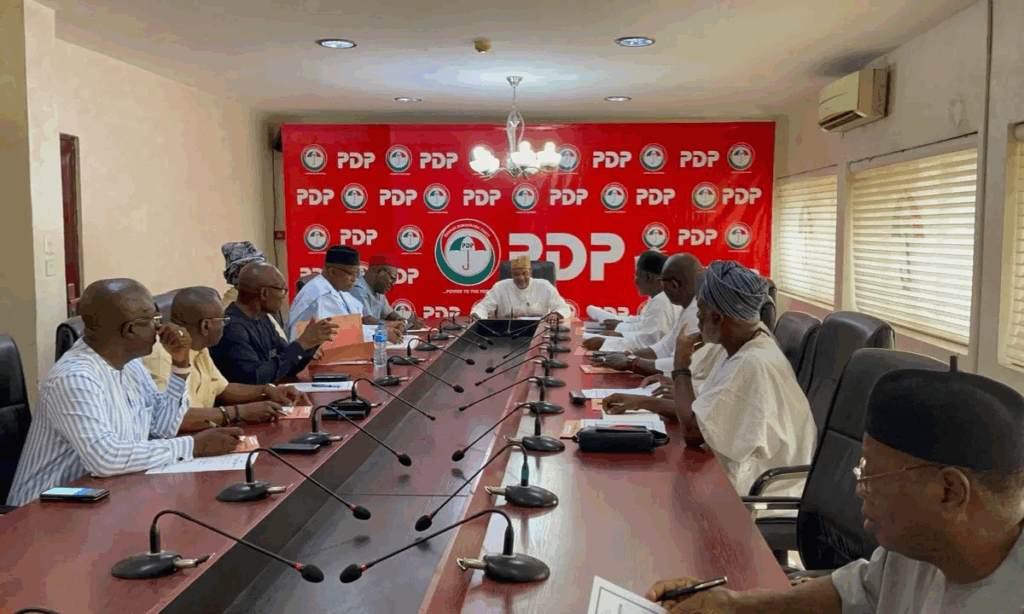PDP Leaders Hold Emergency Meeting Amid Mass Defections and Internal Crisis