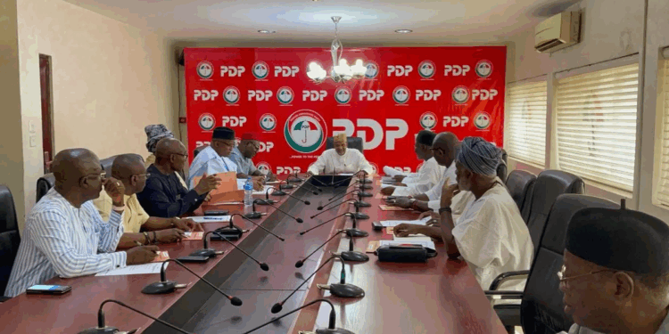 PDP Leaders Hold Emergency Meeting Amid Mass Defections and Internal Crisis