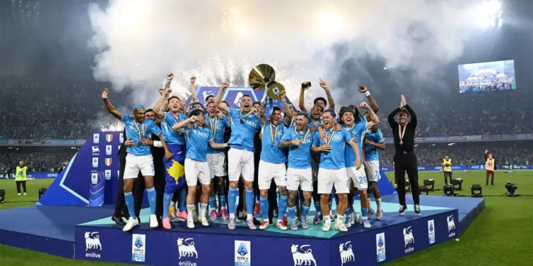 Napoli Napoli Clinch Fourth Serie A