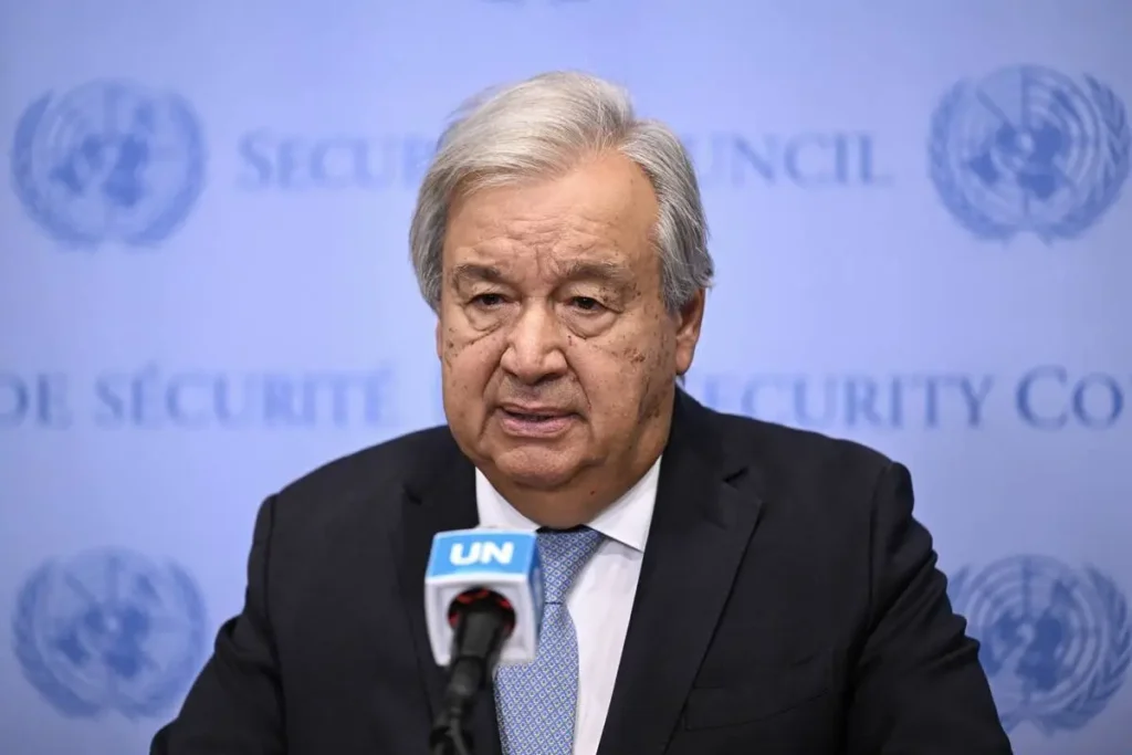 Photo of Guterres