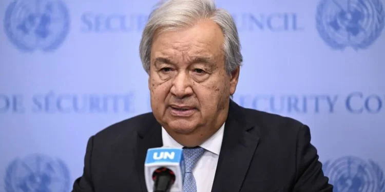 Photo of Guterres
