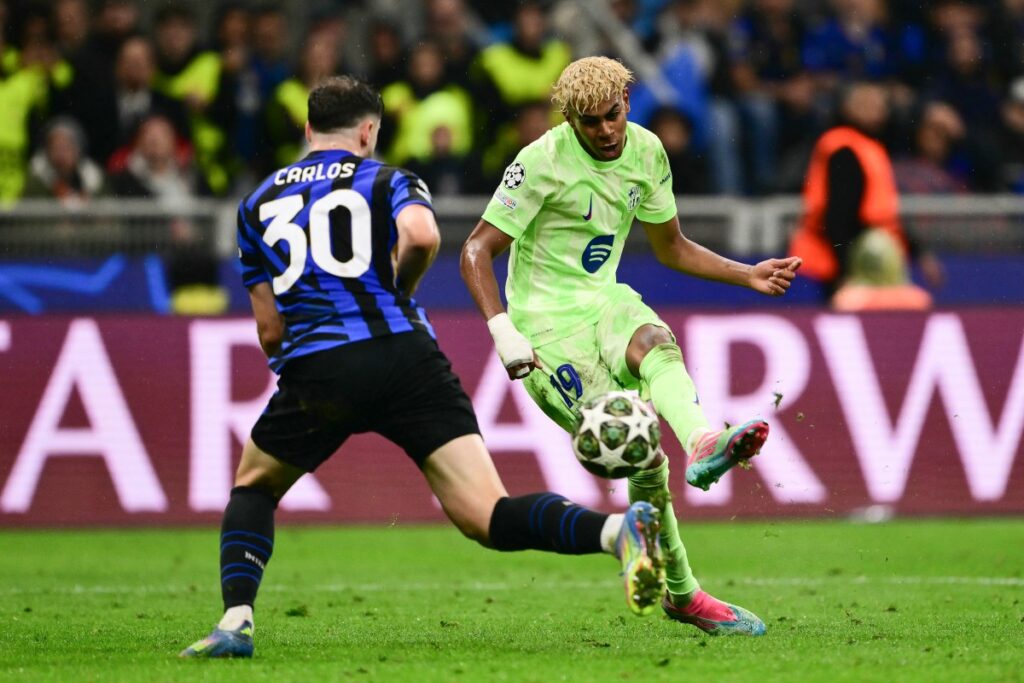 AFP 20250506 44PW7EG v1 Preview FblEurC1InterMilanBarcelona