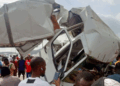 A truck on Karu Bridge, along the expressway linking Nasarawa and the Federal Capital Territory