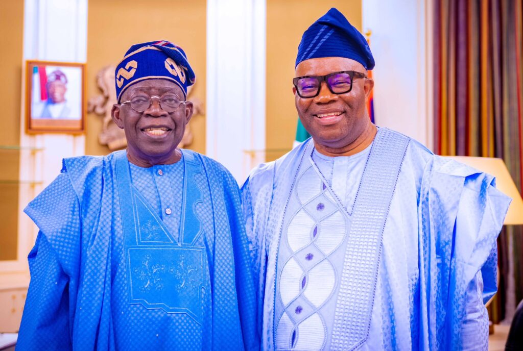Photo of Tinubu and Akpabio