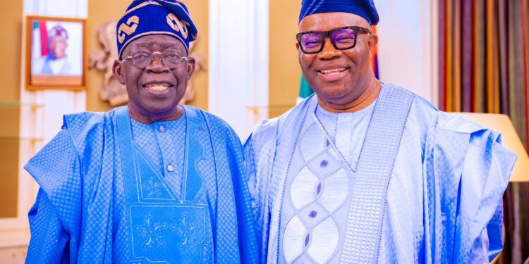 Photo of Tinubu and Akpabio