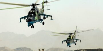 Photo of a NAF Helicopter