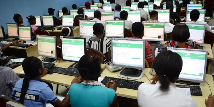 Photo of JAMB candidates