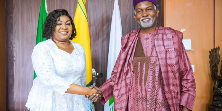 Photo of Memounatou Ibrahima and Yusuf Tuggar