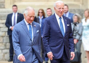 Photo of King Charles and Biden