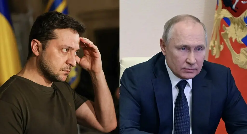Zelensky and Putin 2