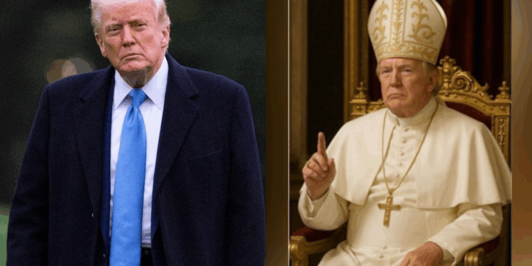 Trump Faces Backlash For Posting An AI Image Of Himself As Pope