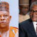 Photo combo of Shettima and Dangote