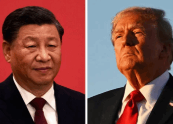 Photo of Xi Jinping and Donald Trump