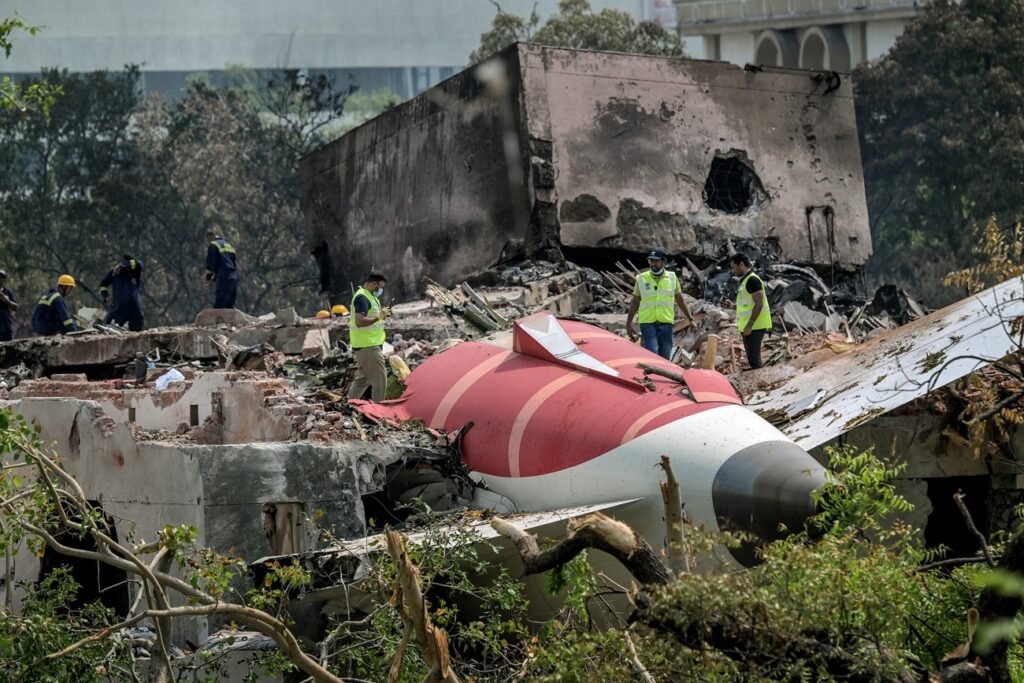 Air India Crash Site