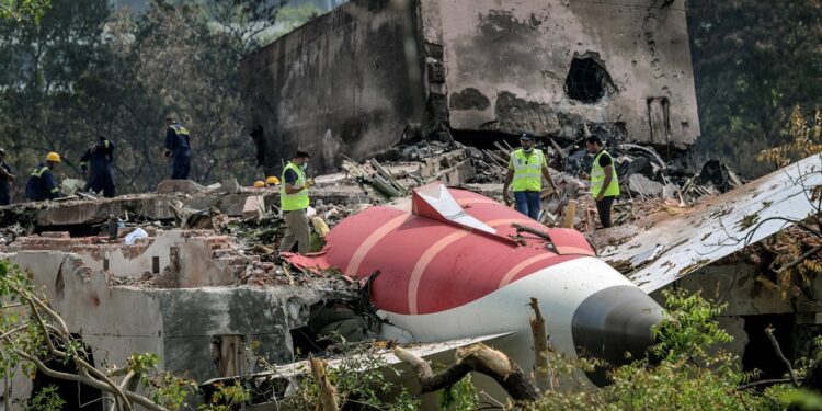 Air India Crash Site