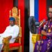 Photo Senator George Akume and a Traditional Ruler