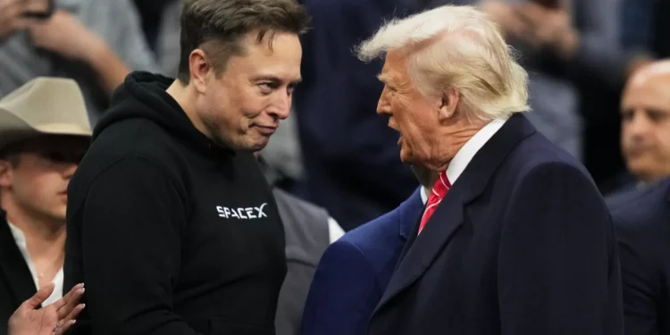 Photo of Elon Musk and Donald Trump