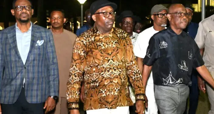 Photo of Fubara and Wike