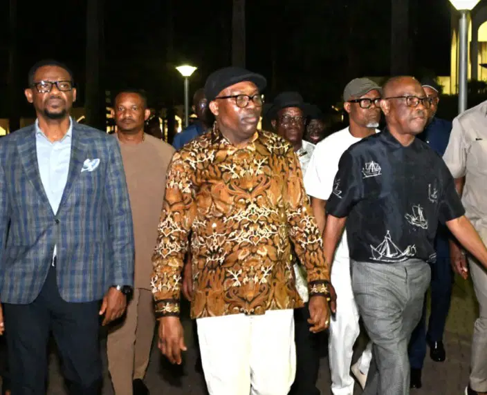 Photo of Fubara and Wike