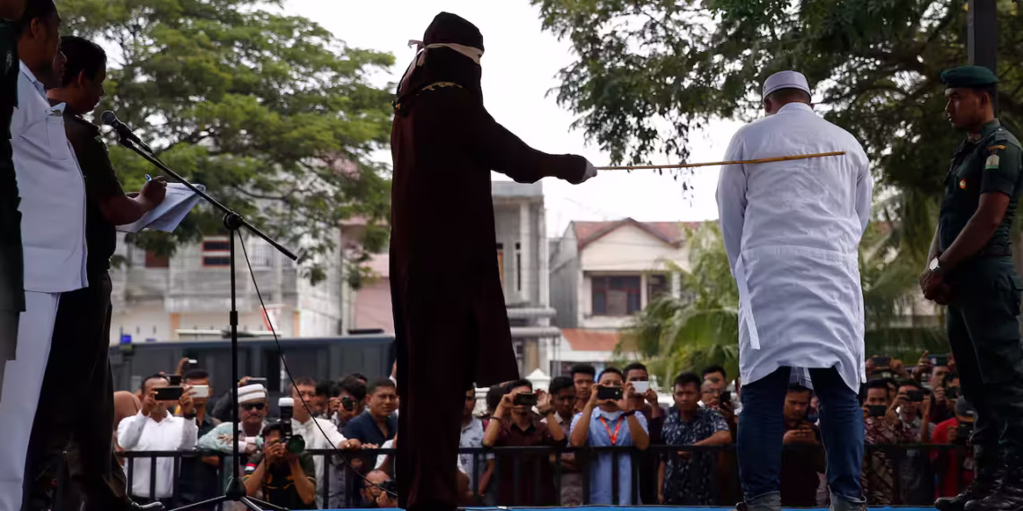 Man Publicly Flogged