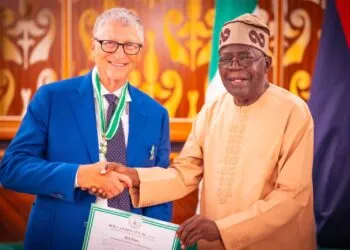 Photo of Bill Gates and President Tinubu