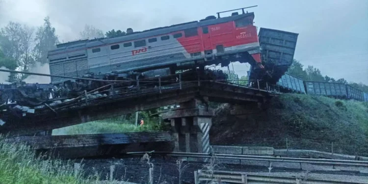 Railway bridges collapse