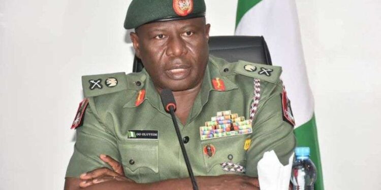 Photo of Lieutenant General Olufemi Oluyede, Chief of Army Staff