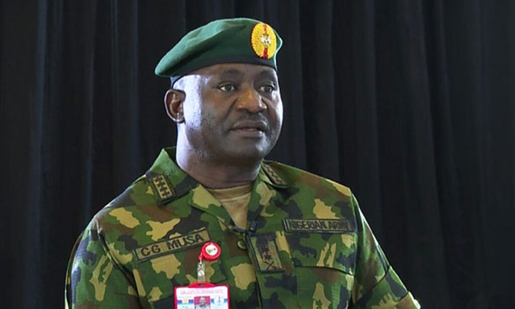 Photo of The Chief of Defence Staff, General Christopher Musa