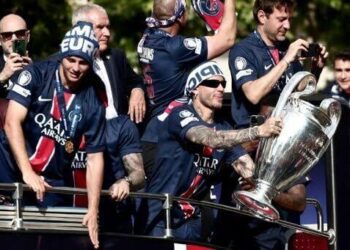 PSG Celebrate Historic Champions League Win