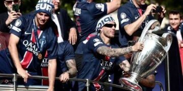 PSG Celebrate Historic Champions League Win